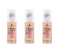 Esence Stay All Day - Base de maquillaje de larga duración, resistente a las manchas, resistente al agua, n.º 10, color beige suave, nude, de larga duración, mate, vegano, sin aceite, resistente al