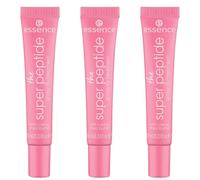 Esence the super peptide glossy lip treatment, bálsamo labial, nº 02, rosa, suavizante, con vitaminas, nutritivo, vegano, sin parabenos, sin micropartículas de plástico, sin nanopartículas, 3 unidades