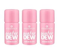 Esence Water DEW Serum Blush, rubor, n.º 10, rosa, nutritivo, radiante, fresco, vegano, sin parabenos, sin micropartículas de plástico, sin nanopartículas, 3 unidades (3 x 3,5 ml)