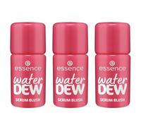 Esence Water DEW Serum Blush, rubor, n.º 40, rosa, nutritivo, radiante, fresco, vegano, sin parabenos, sin micropartículas de plástico, sin nanopartículas, 3 unidades (3 x 3,5 ml)