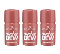 Esence Water DEW Serum Blush, rubor, nº 30, rosa, nutritivo, radiante fresco, vegano, sin parabenos, sin micropartículas de plástico, sin nanopartículas, 3 unidades (3 x 3,5 ml)