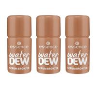 Esence Water DEW Sérum BRONZER Nº 10, marrón, nutritivo, radiante fresco, vegano, sin parabenos, sin micropartículas de plástico, sin nanopartículas, 3 unidades (3 x 3,5 ml)