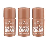 Esence Water DEW Sérum BRONZER Nº 20, marrón, nutritivo, radiante fresco, vegano, sin parabenos, sin micropartículas de plástico, sin nanopartículas, 3 unidades (3 x 3,5 ml)