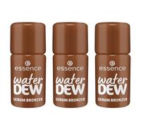 Esence Water DEW Sérum BRONZER Nº 30, marrón, nutritivo, radiante fresco, vegano, sin parabenos, sin micropartículas de plástico, sin nanopartículas, 3 unidades (3 x 3,5 ml)