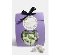 Esencia a Mora Wax Melts Artesanales Aroma Fruta de la Pasión - Cera Perfumada para Quemador con Hibisco y Purpurina (Blanco Coco)