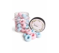 Esencia a Mora Wax Melts Perfumados Aroma Suavizante de Bebé - Donuts Aromáticos de Cera de Soja con Glitter - Ambientador para Quemador - Hechos a Mano