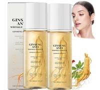 Esencia Antiarrugas De Ginseng, Esencia Hidratante Antienvejecimiento De Ginseng Natural, Esencia Antienvejecimiento De Polipéptidos De Ginseng, Para Todo Tipo De Pieles (2 botellas)