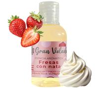 Esencia aromática Fresas con Nata | Fragancia intensa a frutas rojas y dulces, ideal para perfumes, jabones y velas artesanales.