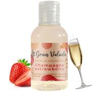 Esencia Champagne & Strawberry 1 Litro: Aromas dulces y afrutados para perfumes, jabones y velas. Fragancia elegante y sensual. Uso en cosmética profesional.