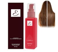 Esencia de Cuidado del Cabello Liso, 100 Ml Leave-In Tratamiento Sérum para el Cabello Un toque Mágico Cuidado del Cabello Emulsión Esencia Ragrance Para Todo Tipo De Cabello, Repara El Cuero