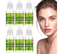 Esencia de extracto de hierba Usma, 0.3 fl oz, 6 unidades de líquido nutritivo para el crecimiento de cilios para cejas y pestañas