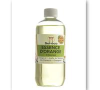 Esencia de naranja pura | D-limoneno | Aceite cítrico 100% natural | Limpiador desgrasante multiusos y biodegradable | 500 ml | Diluido aceite de tung y lino | Origen España