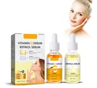 Esencia De Vitamina C Antienvejecimiento Diurno Esencia De Retinol, Serum Vitamina C Antioxidante 99% Natural, Sérum Antiarrugas Profundo, Cuidado de la Piel con Esencia Nutritiva
