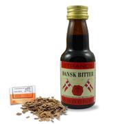 Esencia Estilo Bitter Danés 25ml - Sin Alcohol - Rinde 0,75L - Con Chips De Roble Francés 20g Gratis