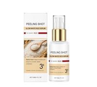 Esencia Exfoliante de Ampolla de Arroz, Tónico Facial Hidratante, Esencia Exfoliante de Arroz, Limpia Profundamente los Poros, Elimina la Piel Muerta y los Puntos Negros