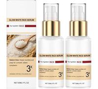 Esencia Exfoliante de Ampolla de Arroz, Tónico Facial Hidratante, Esencia Exfoliante de Arroz, Limpia Profundamente los Poros, Elimina la Piel Muerta y los Puntos Negros