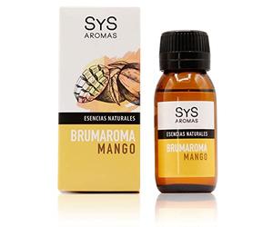 Esencia Hidrosoluble Mango para Humidificador - 50 ml - SYS Aromas | Tropical y Afrutado - Fragancia Natural y Duradera para Humidificador y Difusor - Aromaterapia, Hecho en España - 50 ml