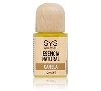 Esencia Natural Canela de SYS Aromas 12 ml para Quemador Esencias, ambientadores de Hogar, Fragancias para Humidificadores no Hidrosolubles, Esencias para Velas, Aceite de canela