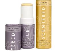 Esenciales esenciales de recuperación esculpados, para dormir bien y ser feliz, juego de regalo de bálsamo de aromaterapia, ayuda a dormir y descansar para sentimientos de positividad y gratitud'