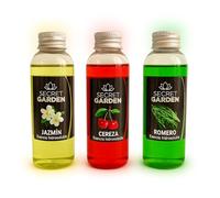 Esencias Hidrosolubles | Aromaterapia para Humidificador y Difusor | Fragancias Frescas y Duraderas | Ideal para Hogar u Oficina (3-Pack) (Jazmin, Cereza, Romero) - 75 ml por Botella