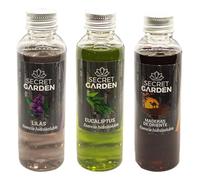 Esencias Hidrosolubles | Aromaterapia para Humidificador y Difusor | Fragancias Frescas y Duraderas | Ideal para Hogar u Oficina (3-Pack) (EUCALIPTUS, Lilas, Maderas DE OREINTE)