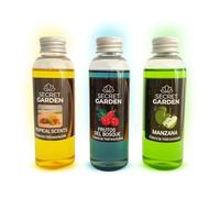 Esencias Hidrosolubles | Aromaterapia para Humidificador y Difusor | Fragancias Frescas y Duraderas | Ideal para Hogar u Oficina (Frutos del Bosque, Manzana, Tropical SCENTS) - 75 ml por Botella