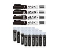 ESENG Whiteboard Marker Magic WM-218 (4 marcadores + 24 cartuchos | Negro)