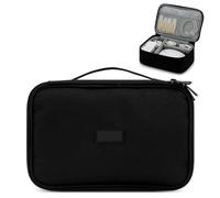 Esenlong Organizador de electrónica, estuche de viaje, organizador de cables para discos duros, cables, cable USB, cargador de tarjeta SD, banco de energía