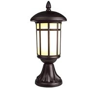 ESESE Farola de jardín, Columna E27, for Exteriores, Retro, Cristal, for, Patio, Puerta, Escritorio