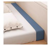 ESESE Relleno for Huecos de Cama, cabecero 120-200 cm Largo, Almohada cuña, colchón, Puente for Individual, Queen o King, cojín Soporte Rectangular(Blue,160x15x20cm)