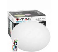 Esfera Brillante RGB - v-tac - Recargable Diámetro 20 Recargable Con la Lámpara