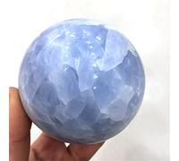 Esfera de cristal de aguamarina natural Hermosa bola de piedra de cuarzo de cianita 5CM-9CM 1PC Adecuado for cristales for el hogar