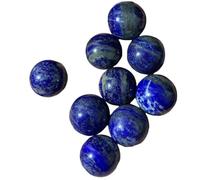 Esfera de cristal de lapislázuli natural de 20 mm, bola de piedras preciosas pulidas para decoración del hogar, colección mineral, manualidades, regalo único, 1 unidad