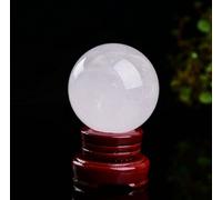 Esfera de cristal transparente for decoración del hogar y la oficina, bola piedra preciosa curativa natural for brujería, 5.5"(4.3"(11cm))