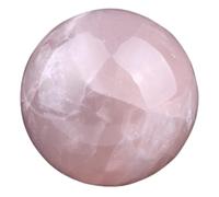 Esfera de Cuarzo Rosa Calidad Extra Bola Cristal Tamaños Piedra Semipreciosa Amor Cuarto Chakra (65mm)