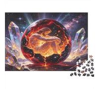 Esfera de energía de Cristal Arte fantástico Puzzle de 1000 Piezas Papel Puzzle para Adultos Escena Espacial Puzzle para Toda la Familia Regalo 70x50cm/1000pcs