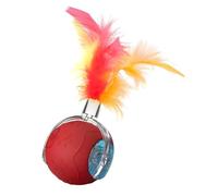 Esfera de juguete inteligente con forma de gato automático que destaca la tecnología de movimiento participativo y cesa para el entretenimiento de leopardina para gatos móviles