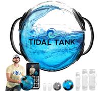 Esfera de tanque de marea: pelota acu tica original con peso de agua, alternativa a la bolsa de arena, entrenamiento de equilibrio y core definit
