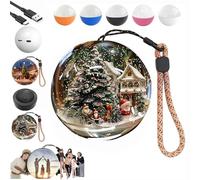 Esfera del Recuerdo,lámpara Esfera Memoria,Iluminar Bolas de Memoria con Pantallas electrónicas, Regalos Personalizados de Aniversario, cumpleaños, Bodas, Recuerdos de Mascotas-White