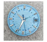 Esfera NH34 con manecillas onduladas for reloj de buceo Seiko de 28,5 mm, accesorios de modificación.(Set-3 648-3 1307-1)