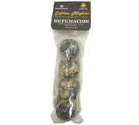 Esferas Mágicas Defumación Aromanza Argentina - 4 bombitas defumación Mirra, Incienso, Benjuí y Sandalo - HOSTENATURA