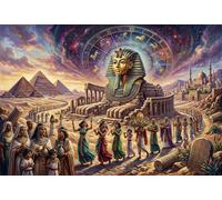Esfinge del Antiguo Egipto Puzzle De Madera 500 Piezas Adultos Y Niños,Madera,Desafío,Regalo Ideal,Relax,Deco Pared,Reto,14 Años+,Anti-estrés,Educativo,Rompecabezas (52x38cm)