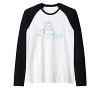 Esfinge Egipto Mitología Diosa Reina Simbolismo Camiseta Manga Raglan