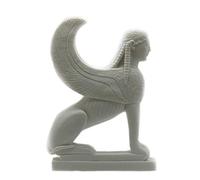 Esfinge griega de Naxos Mujer León Fundido Mármol Escultura Estatua Museo Copia