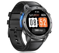 ESFOE DM2 Militar Reloj Inteligente Hombre GPS,1.43" AMOLED Smartwatch Hombre con 5ATM&IP69K Impermeable,45 Días Larga Batería,Altitude y Brújula,170+Deporte Modos Smartwatch con Llamadas Bluetooth