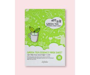 Esfolio Mascarilla con té verde Pure Skin Green Tea Essence Mask Sheet - 25 ml / 1 ud