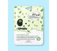 Esfolio Mascarilla facial con niacinamida Pure Skin Niacinamide Black Bean Essence Mask Sheet - 25 ml / 1 ud