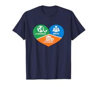 ESG Gobernanza Social Ambiental Corazón Camiseta