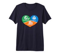 ESG Gobernanza Social Ambiental Corazón Camiseta Premium