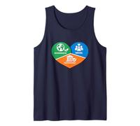 ESG Gobernanza Social Ambiental Corazón Camiseta sin Mangas